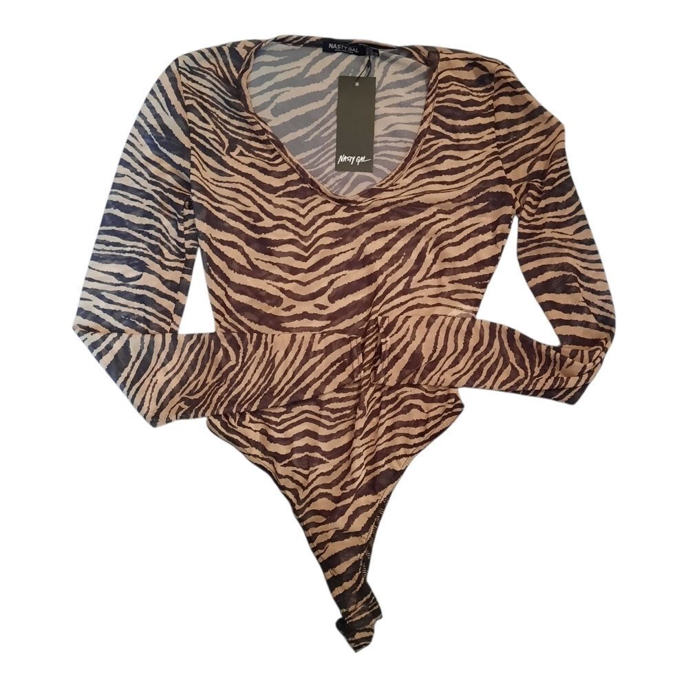 Nasty Gal Animal Print Bodysuit